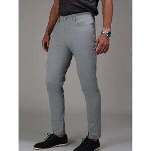 NWT Collars and Co CEO Chino Five Pocket Cotton Stretch Pants Grey 30x30